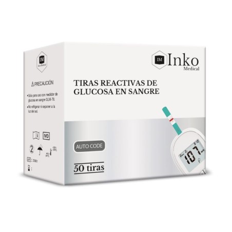 INKO TIRAS REACTIVAS GLUCOSA 50 UNIDADES