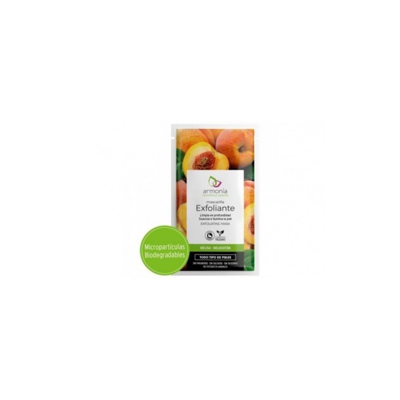 ARMONIA MASCARILLA EXFOLIANTE MELOCOTON 10 GRAMOS