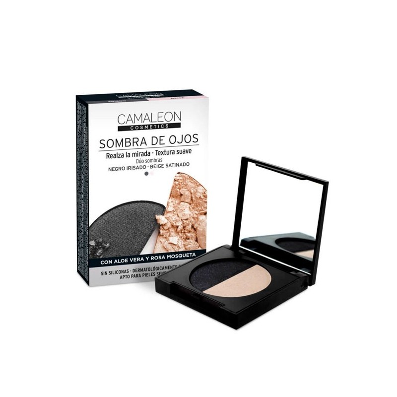 CAMALEON SOMBRA DE OJOS NEGRO-BEIGE