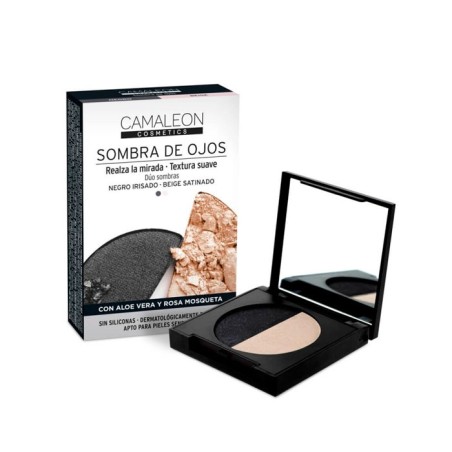 CAMALEON SOMBRA DE OJOS NEGRO-BEIGE