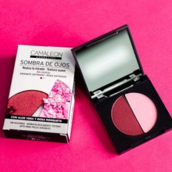 CAMALEON SOMBRA DE OJOS GRANATE-ROSA