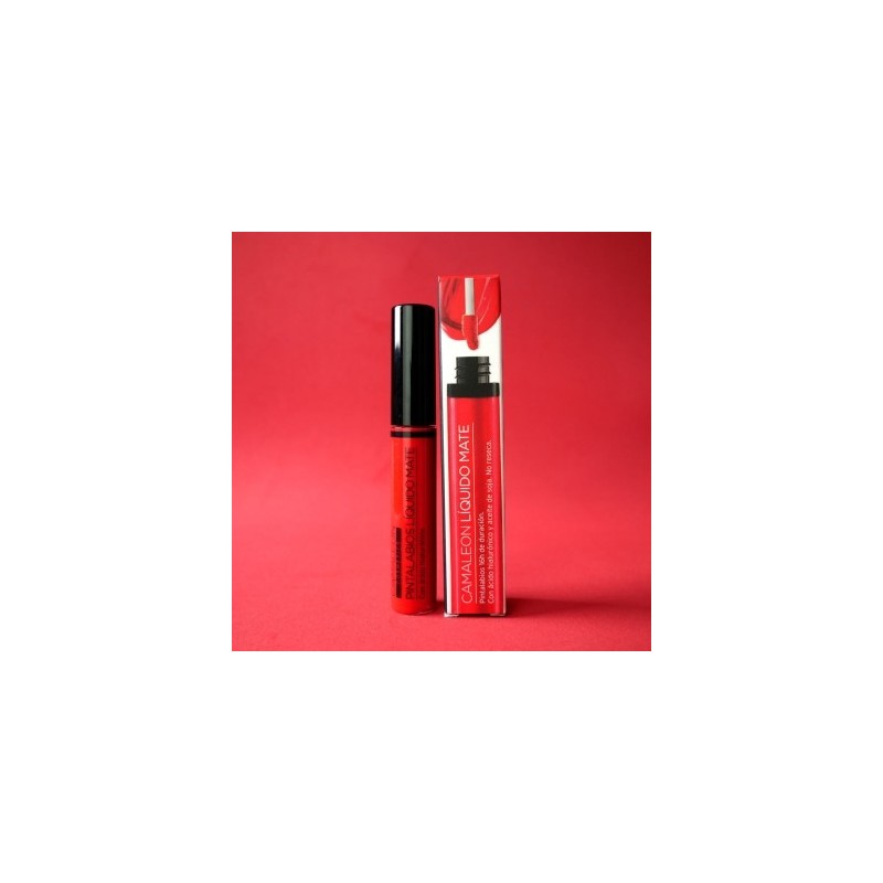 CAMALEON LABIAL LIQUIDO MATE ROJO FUEGO LM01