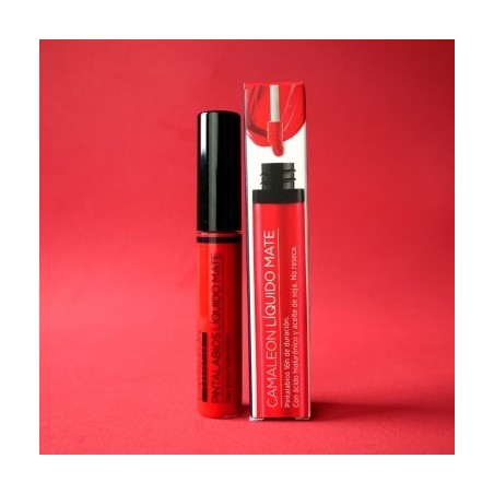 CAMALEON LABIAL LIQUIDO MATE ROJO FUEGO LM01