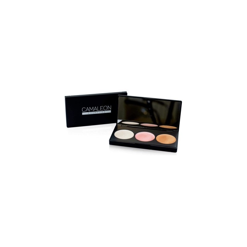 CAMALEON ILUMINADOR 100% NATURAL PALETA 3 COLORES
