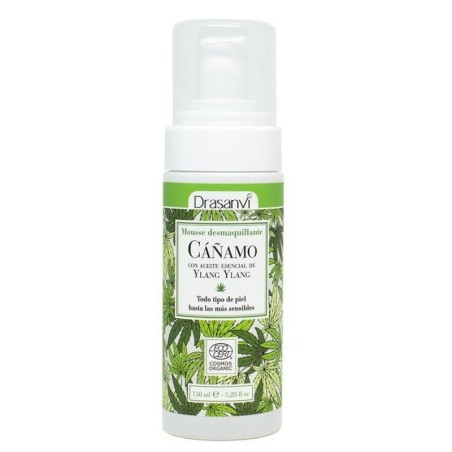DRASANVI MOUSSE DESMAQUILLANTE CAÑAMO BIO 150 ML