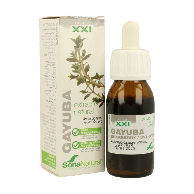 SORIA NATURAL EXTRACTO GAYUBA 50 ML