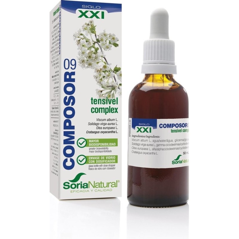 SORIA NATURAL COMPOSOR 9 TENSIVEL COMPLEX 50 ML