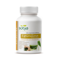 SOTYA ESPIRULINA 400 MG 200 COMPRIMIDOS