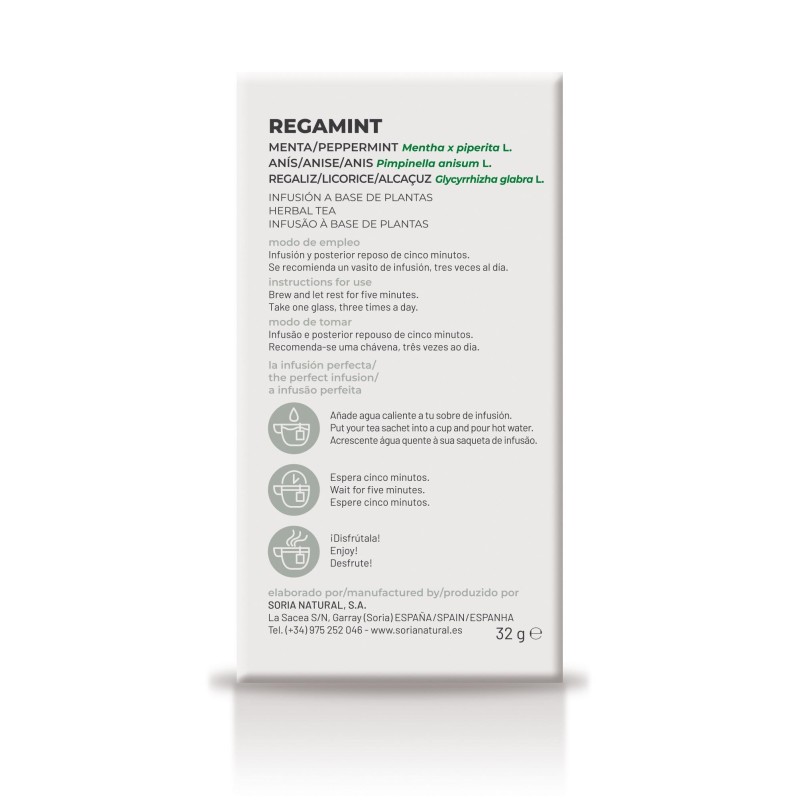 SORIA NATURAL REGAMINT 20 BOLSAS