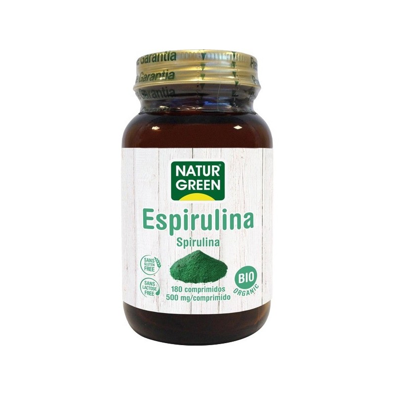 NATURGREEN ESPIRULINA BIO SIN GLUTEN 175 GRAMOS