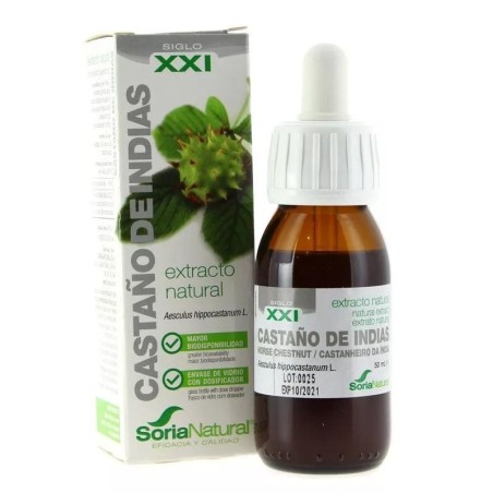 SORIA NATURAL EXTRACTO CASTAÑO INDIAS 50 ML