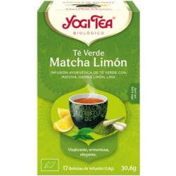 YOGI TEA TE VERDE MATCHA AL LIMON 17 BOLSITAS