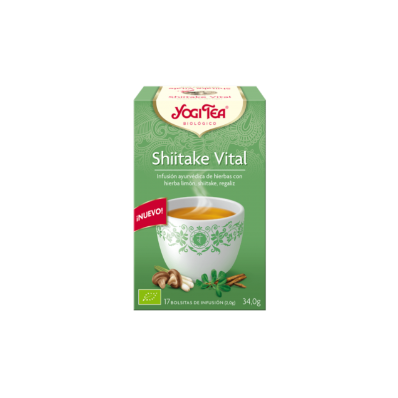 YOGI TEA SHIITAKE VITAL 17 BOLSAS
