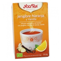 YOGI TEA JENGIBRE NARANJA VAINILLA 17 BOLSAS