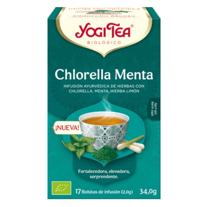 YOGI TEA CHLORELLA MENTA 17 BOLSAS