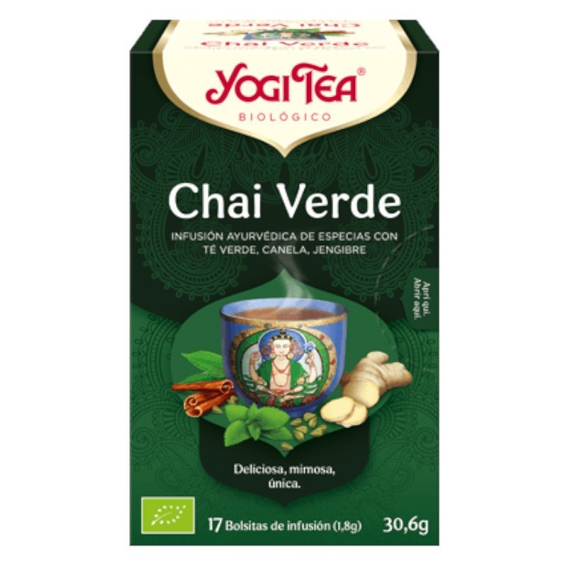 YOGI TEA CHAI VERDE 17 BOLSAS
