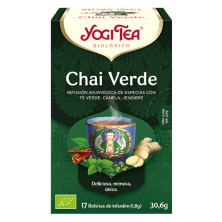 YOGI TEA CHAI VERDE 17 BOLSAS