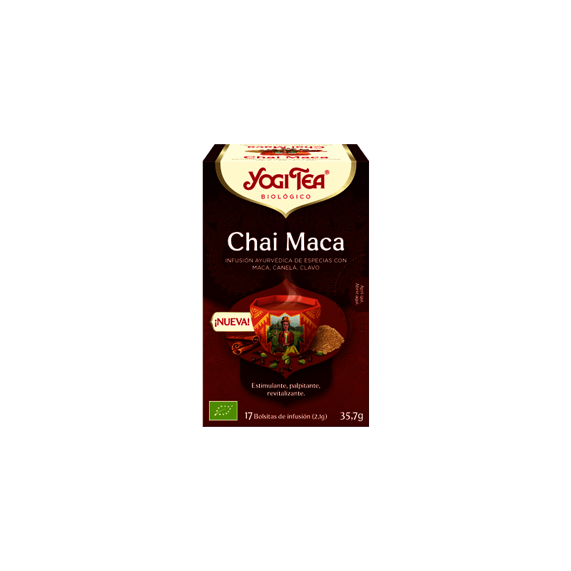YOGI TEA CHAI MACA 17 BOLSAS