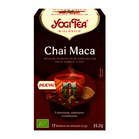 YOGI TEA CHAI MACA 17 BOLSAS