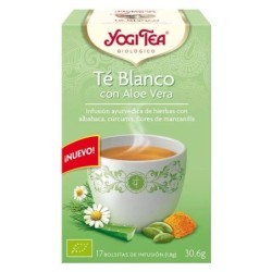 YOGI TEA BLANCO ALOE VERA 17 BOLSAS
