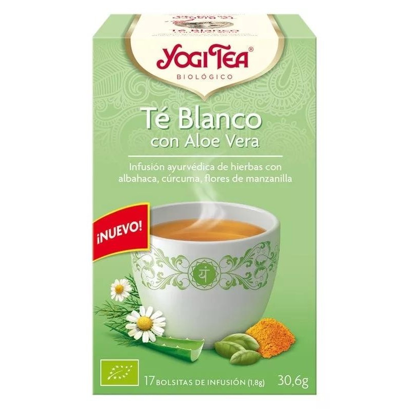 YOGI TEA BLANCO ALOE VERA 17 BOLSAS