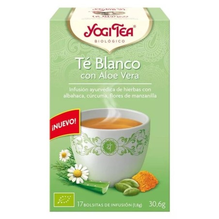 YOGI TEA BLANCO ALOE VERA 17 BOLSAS