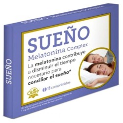 OBIRE SUEÑO MELATONINA COMPLEX 15 COMPRIMIDOS