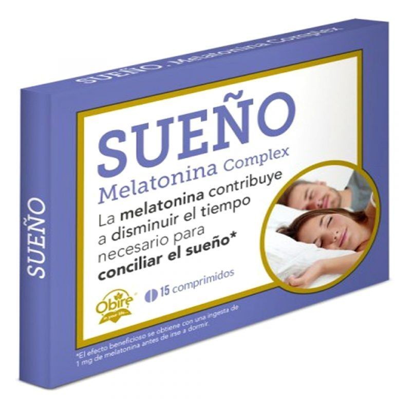 OBIRE SUEÑO MELATONINA COMPLEX 15 COMPRIMIDOS