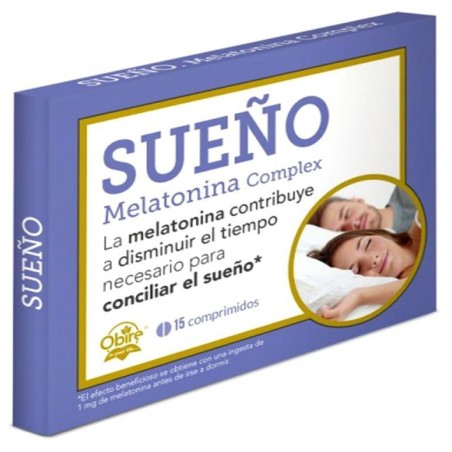 OBIRE SUEÑO MELATONINA COMPLEX 15 COMPRIMIDOS