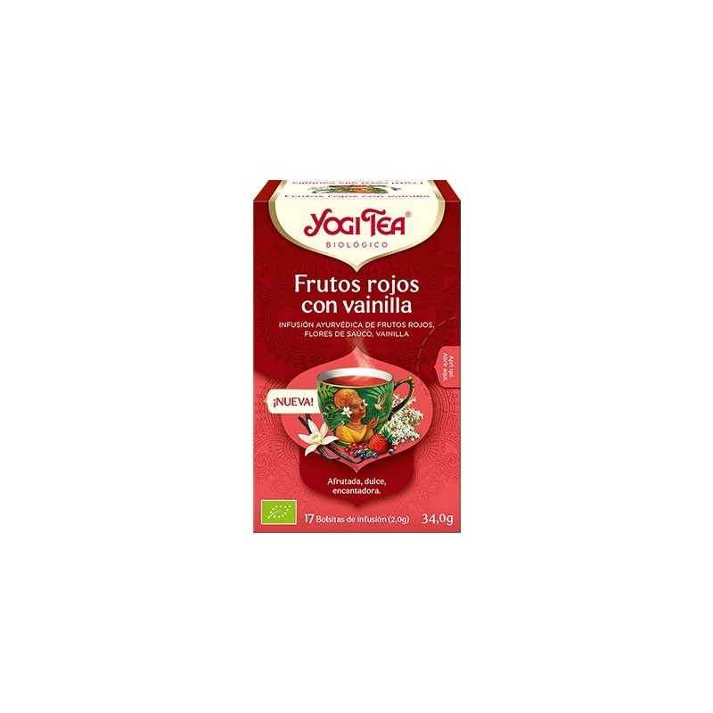 YOGI TEA FRUTOS ROJOS VAINILLA 17 BOLSAS