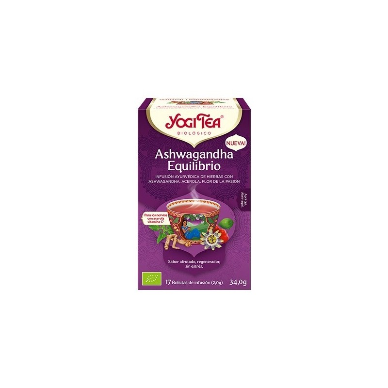 YOGI TEA ASHWAGANDHA EQUILIBRIO 17 BOLSAS