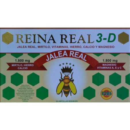 ROBIS REINA REAL 3-D 20 AMPOLLAS