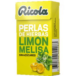 RICOLA PERLAS HIERBAS LIMON MELISA S/AZUCAR 25 GR