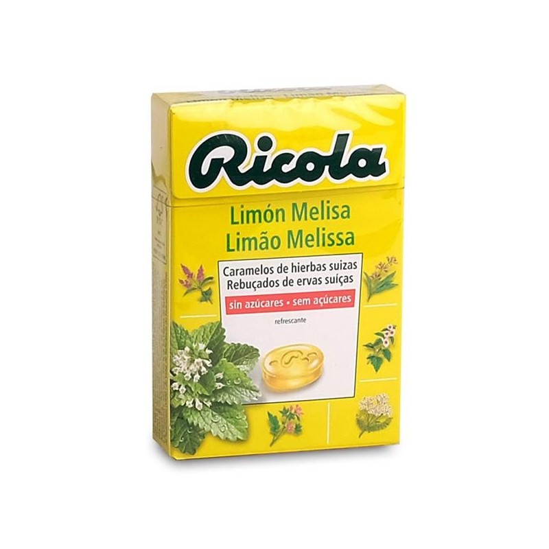 RICOLA CARAMELO S/AZUCAR LIMON 50 GR
