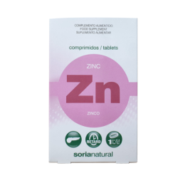 SORIA NATURAL ZINC 25 MG 200 COMPRIMIDOS