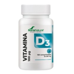 SORIA NATURAL VITAMINA D3 100 UG 150 COMPRIMIDOS