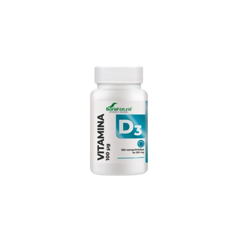 SORIA NATURAL VITAMINA D3 100 UG 150 COMPRIMIDOS