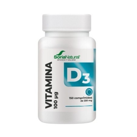 SORIA NATURAL VITAMINA D3 100 UG 150 COMPRIMIDOS