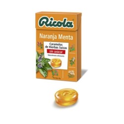 RICOLA CARAMELO NARANJA MENTA S/AZUCAR 50 GR