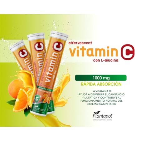 PLANTAPOL VITAMIN C 20 COMPRIMIDOS EFERVESCENTES