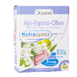 DRASANVI AJO ESPINO OLIVO 500 MG 60 PERLAS