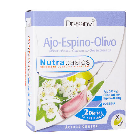 DRASANVI AJO ESPINO OLIVO 500 MG 60 PERLAS