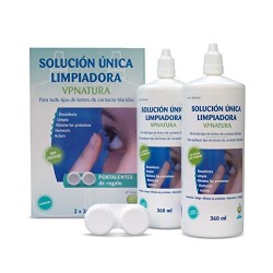VPNATURA SOLUCION UNICA LENTILLAS 2X360 ML