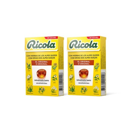RICOLA DUPLO CARAMELOS HIERBAS 50 GRAMOS