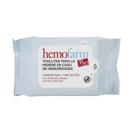 HEMOFARM PLUS TOALLITAS 40 UNIDADES