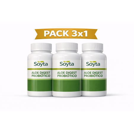 Sotya Aloe Digest 100 Comprimidos Masticables 3x1 | Virtufarma