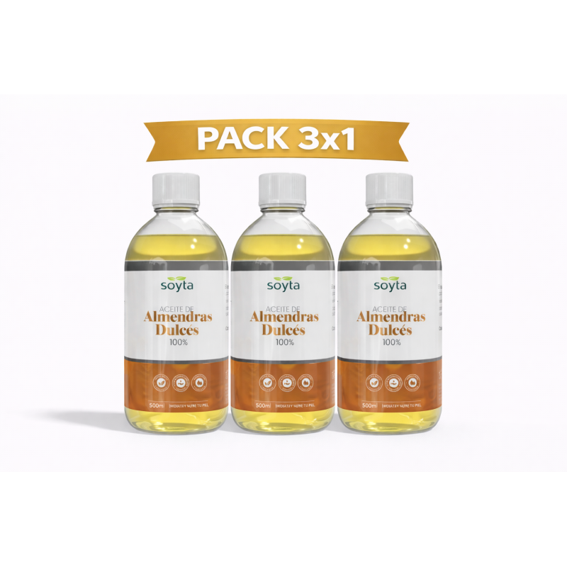 Sotya Aceite Almendras Dulces 500 Ml 3x1 | Virtufarma