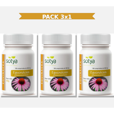 Sotya Equinacea 500 Mg 100 Comprimidos 3x1 | Virtufarma