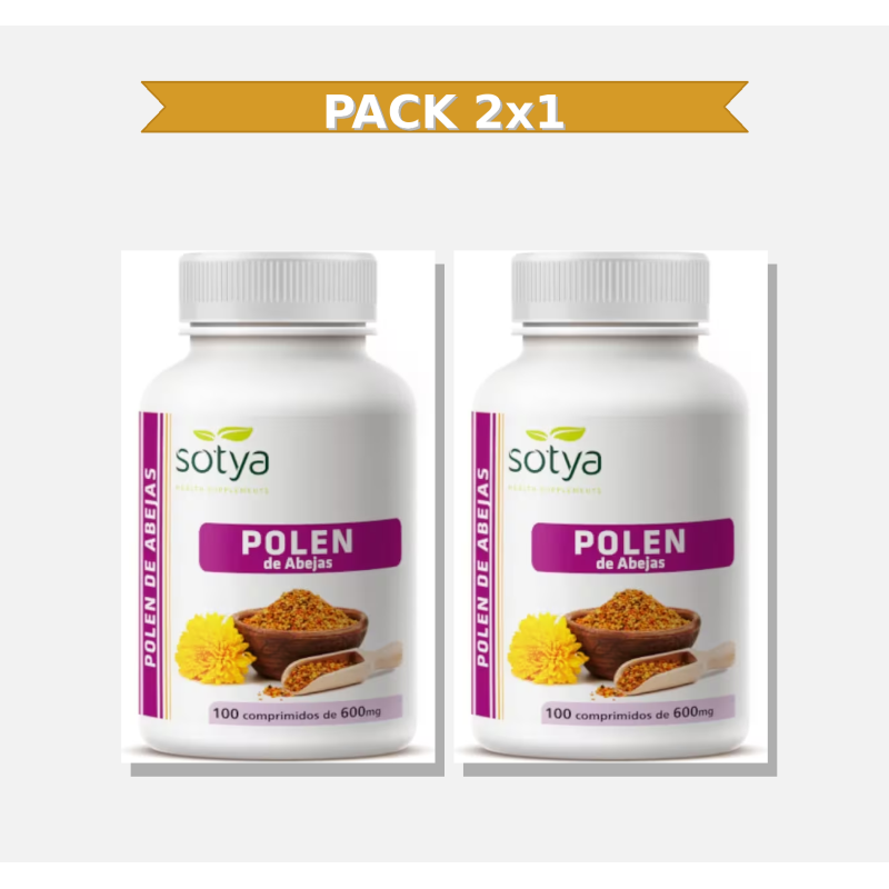 Sotya Polen 600 Mg 100 Comprimidos 2x1 | Virtufarma