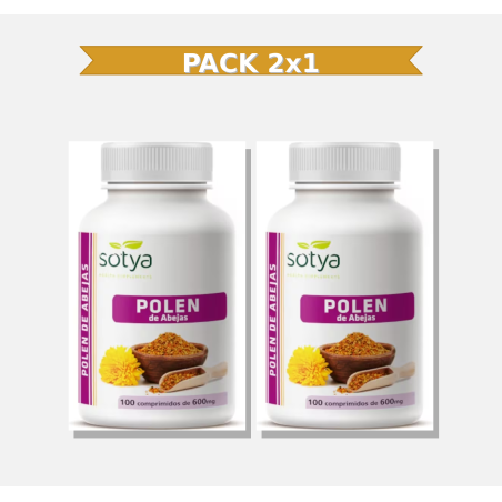 Sotya Polen 600 Mg 100 Comprimidos 2x1 | Virtufarma